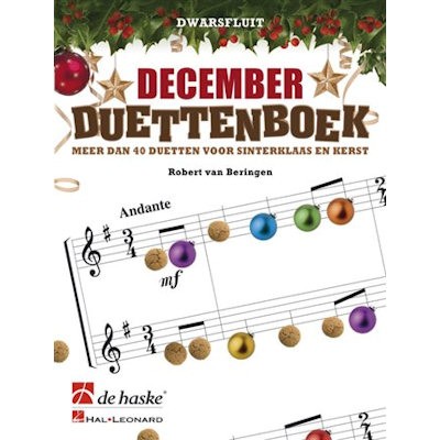 BERINGEN, ROBERT VAN - DECEMBER DUETTENBOEK DWARSFLUIT