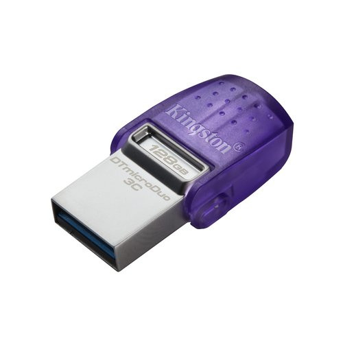 KINGSTON MICRODUO DTDUO3CG3/128GB - USB FLASH MEMORY 128GB TYPE-A & TYPE-C