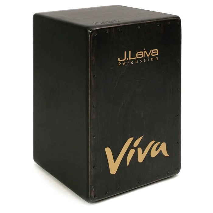 J.LEIVA PERCUSSION VIVA BLACK EDITION - CAJON BERKEN 48X30X32CM DTS TUNING