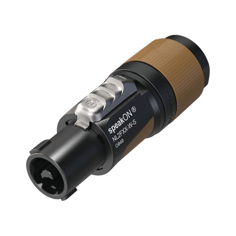 NEUTRIK NL2FXX-W-S - PLUG SPEAKON 2-POLIG