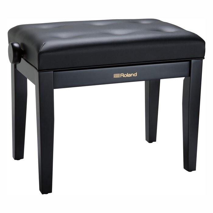 ROLAND RPB-300BK-EU SATIN BLACK VINYL SEAT - PIANOBANK VERSTELBAAR DIKKE ZITTING