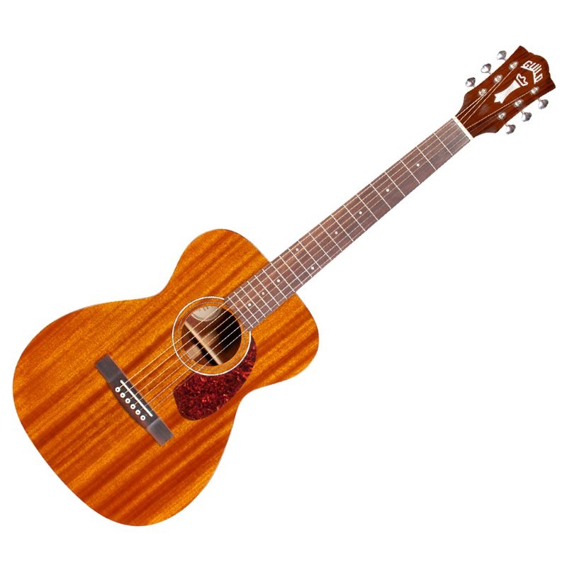 GUILD M-120E WESTERLY SOLID MAHOGANY - GITAAR WESTERN CONCERT NATURAL EQ