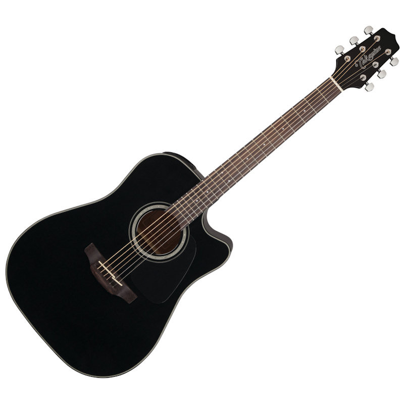 TAKAMINE GD30CE-BLK G SERIES DREADNOUGHT - GITAAR WESTERN BLACK EQCA SOLID TOP