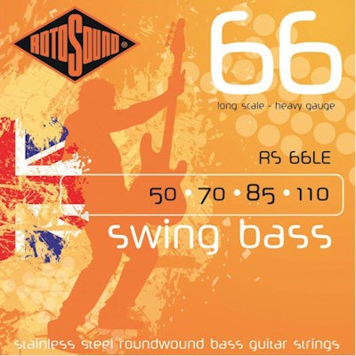 ROTOSOUND RS 66LE HEAVY - SNAREN BAS 050-110 LONG SCALE