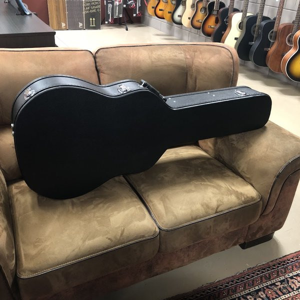 MMW CASE FLAT-TOP - GITAARKOFFER WESTERN DREADNOUGHT ZWART