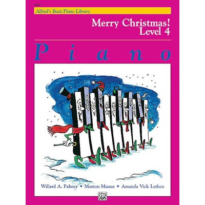 ALFRED'S BASIC PIANO LIBRARY - MERRY CHRISTMAS 4 - PALMER-MANUS