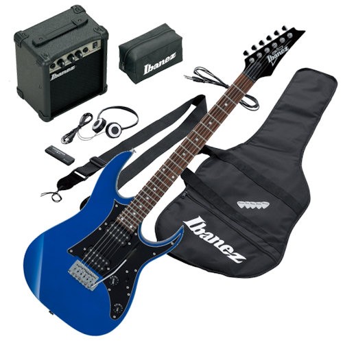 IBANEZ IJRG200 BL BLAUW - GITAAR START SET + 10W VERSTERKER