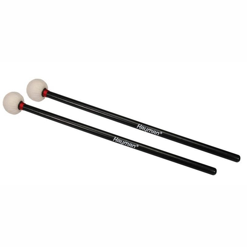 HAYMAN TM-20 ZWARTE ROTAN SCHACHT - PAUKENSTOKKEN 419MM  38 MM ZACHTE BOL HOUTEN KERN