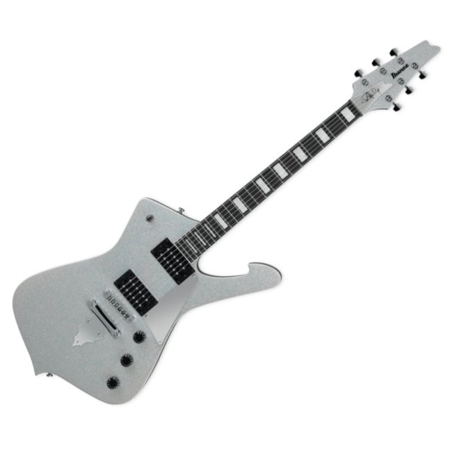 IBANEZ PS60-SSL PAUL STANLEY KISS - GITAAR ELEKTRISCH HH ZILVER