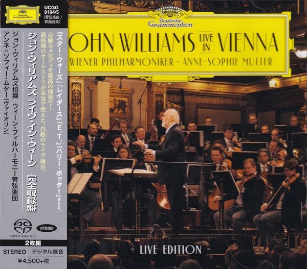 WILLIAMS, JOHN - LIVE IN VIENNA -LTD- - super, audio, cd