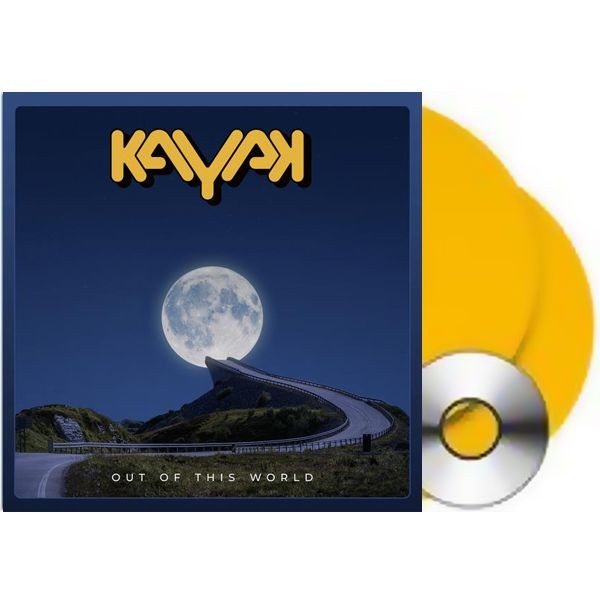 KAYAK - OUT OF THIS WORLD / YELLOW / 2LP+CD / 180GR. -COLOURED-