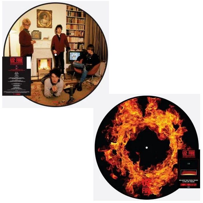 U2 - FIRE -RSD 21 PD- - vinyl, maxi single