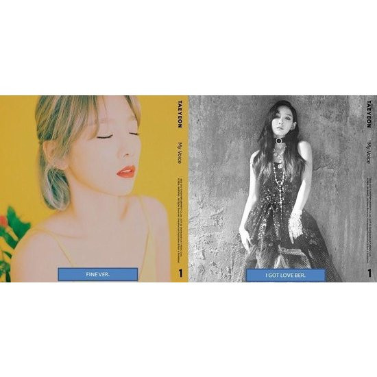 TAEYEON - MY VOICE - cd