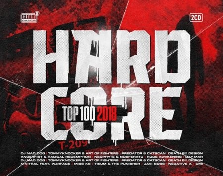 VARIOUS - HARDCORE TOP 100 2018 - cd