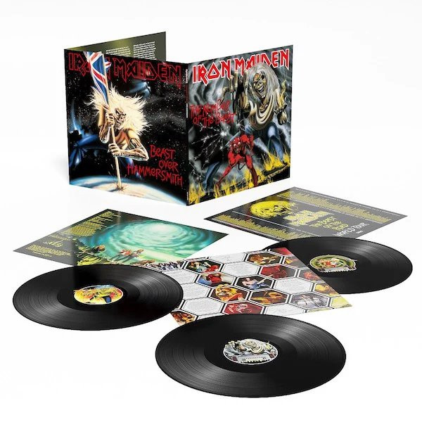 IRON MAIDEN - THE NUMBER OF THE BEAST/BEAST OVER HAMMERSMITH -3LP-