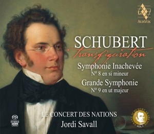 LE CONCERT DES NATIONS / JORDI SAVALL - SCHUBERT SYMPHONIES 8 & 9 - cd