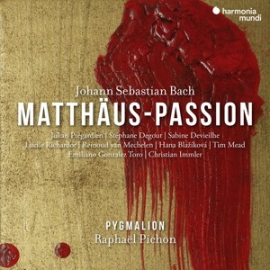 PYGMALION & RAPHAEL PICHON - BACH MATTHAUS-PASSION - cd