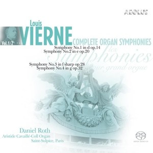 ROTH, DANIEL - VIERNE: COMPLETE ORGAN SYMPHONIES VOL. 1 & 2 - super, audio, cd