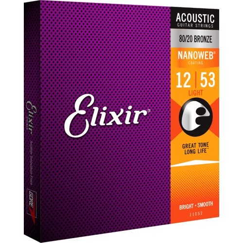 ELIXIR 11052 NANOWEB LIGHT - SNAREN 012-053 BRONZE