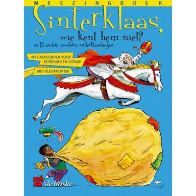 BLADMUZIEK MEEZINGBOEK - SINTERKLAAS WIE KENT HEM NIET + CD