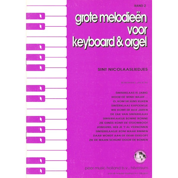 PIT, JACK - GROTE MELODIEEN 2 ST. NICOLAAS ORGEL/KEYBOARD