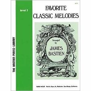 BASTIEN, JAMES - FAVORITE CLASSIC MELODIES 3 - bladmuziek