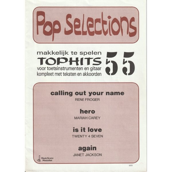 BLADMUZIEK - POPSELECTIONS 55