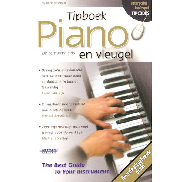 PINKSTERBOER, HUGO - TIPBOEK PIANO EN VLEUGEL
