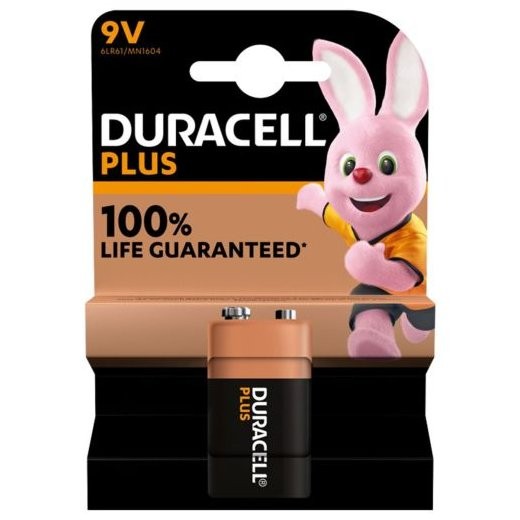 DURACELL MN1604 - BATTERIJ 9V 6LR61