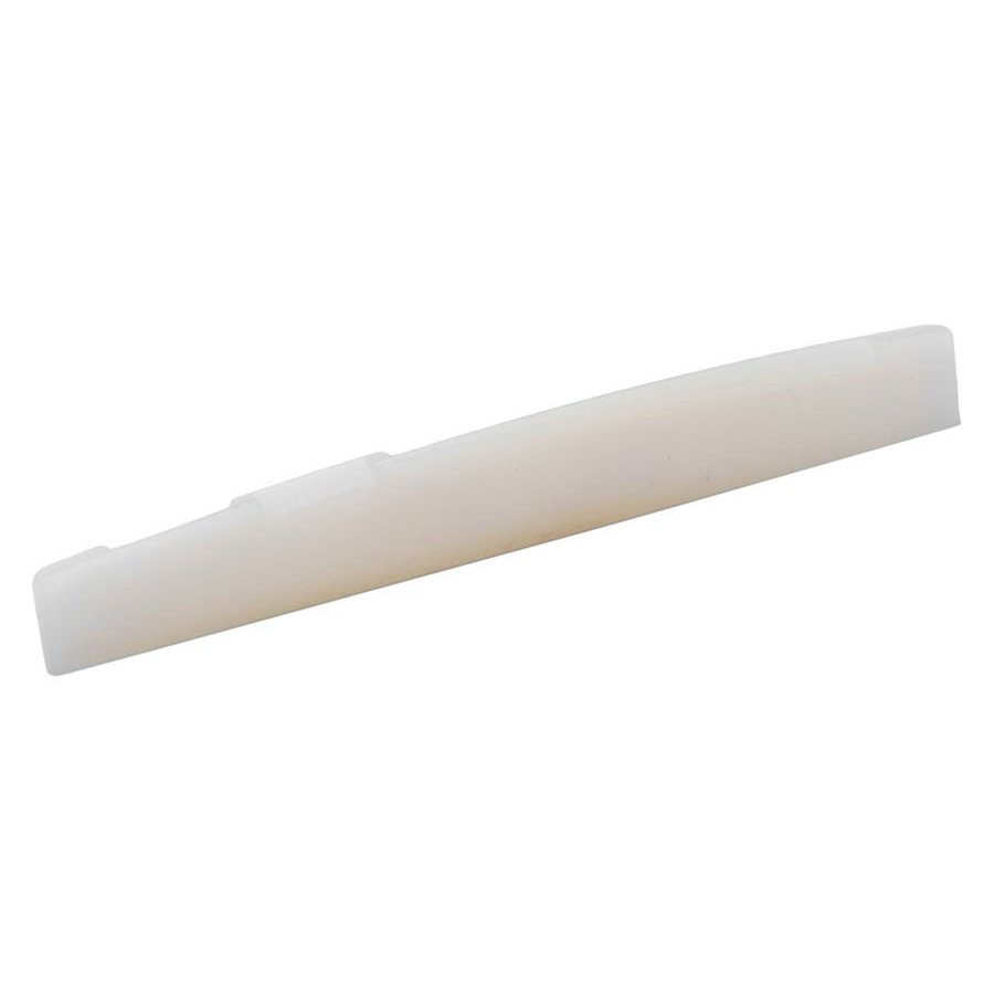 BOSTON BBS-4U BRIDGE SADDLE UNBLEACHED BONE - BRUGZADEL BEEN 77.5X10X2.7MM FOLK 14" ARCHED