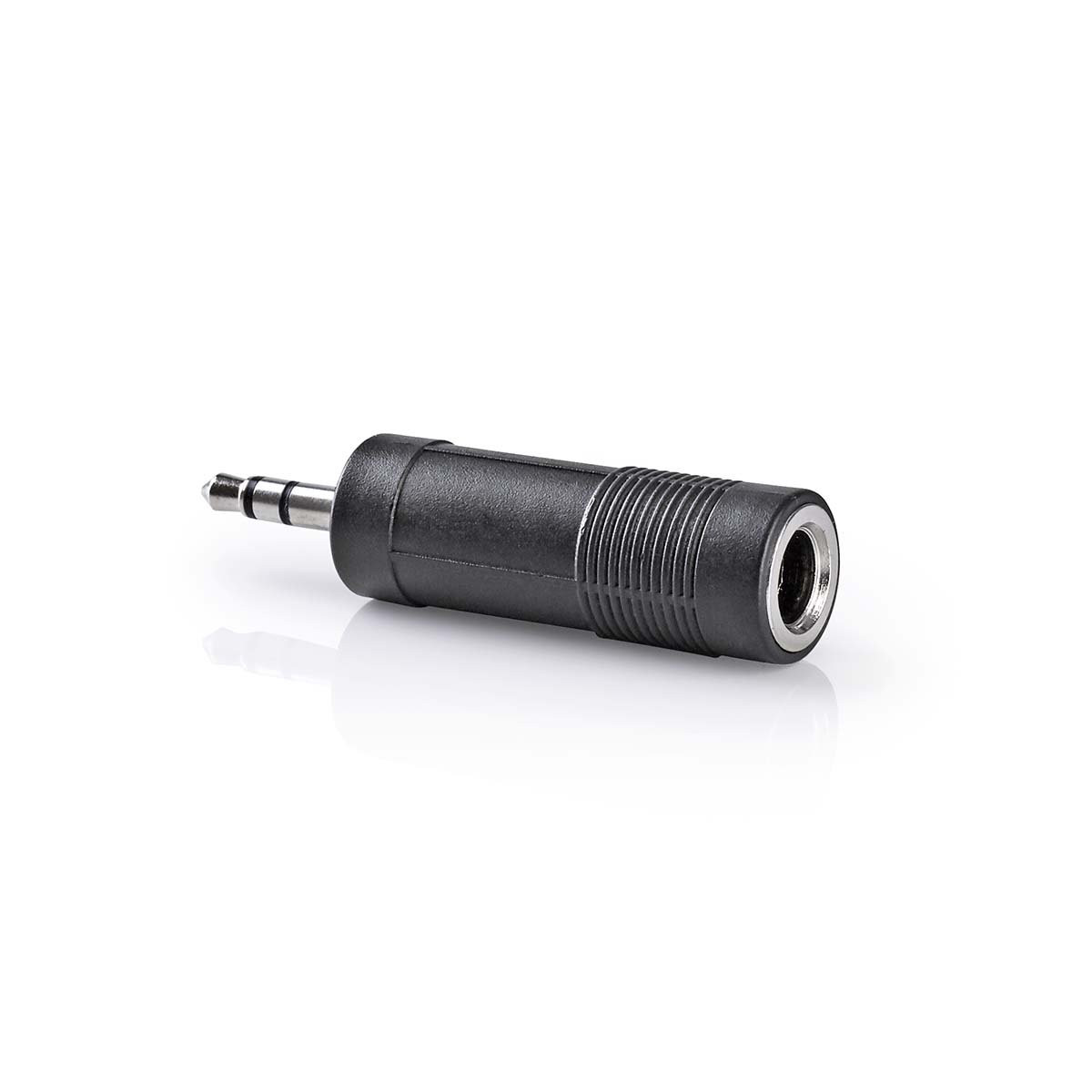 NEDIS CAGB22935BK - ADAPTER 3.5MM-6.35MM KONTRA VERNIKKELD