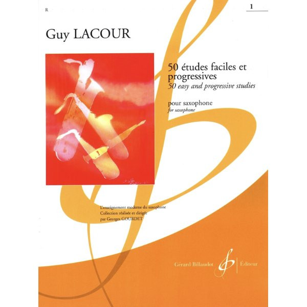 LACOUR, GUY - 50 ETUDES FACILES & PROGRESSIVES BOOK 1