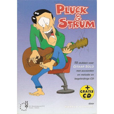 BOXTART, HARALD - PLUCK & STRUM - 15 GITAAR SOLO + CD