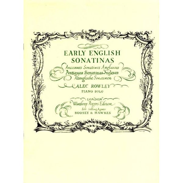 ROWLEY, ALEC - EARLY ENGLISH SONATINAS - bladmuziek