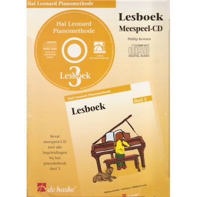 HAL LEONARD PIANOMETHODE - LESBOEK 3 CD