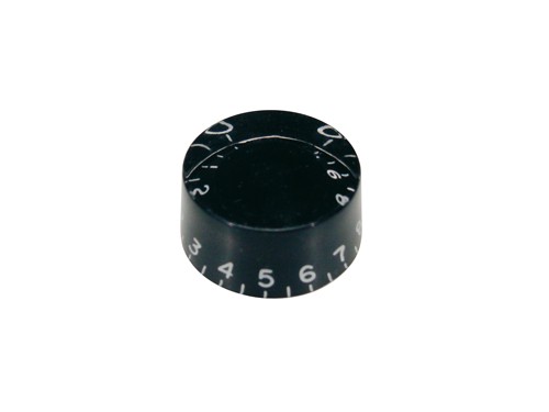 BOSTON KB-110 - KNOP LOEPMODEL TRANSPARANT ZWART