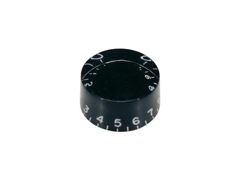 BOSTON KB-114 - KNOP LOEPMODEL INCH TRANSPARANT ZWART