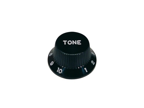 BOSTON KB-240-T BELL KNOB - KNOP TONE ZWART STRAT STYLE METRIC 18