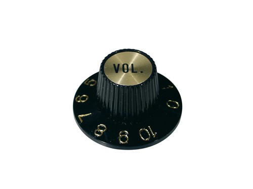 BOSTON KG-260-V - KNOP ZWART GOUD SG VOLUME
