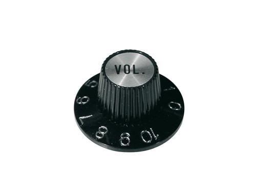 BOSTON KS-260-V - KNOP ZWART CHROOM SG VOLUME