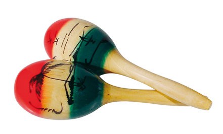 HAYMAN MR-05 - MARACAS HOUT MEXICAANS MODEL