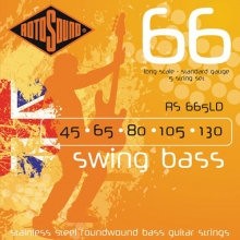 ROTOSOUND RS 665LD 5-SNARIG STANDAARD - SNAREN BAS 045-130 LONG SCALE
