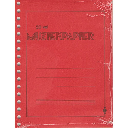 BLADMUZIEK - MUZIEKPAPIER MULTO KLEIN