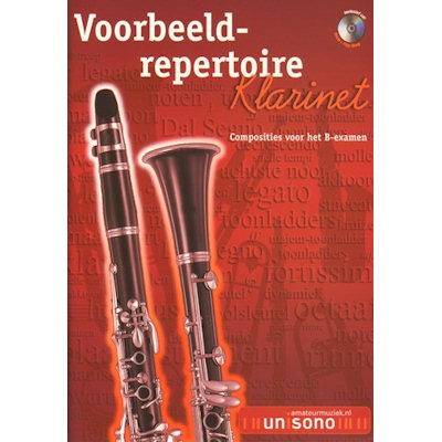 BLADMUZIEK EXAMEN B - VOORBEELD REPERTOIRE KLARINET + CD