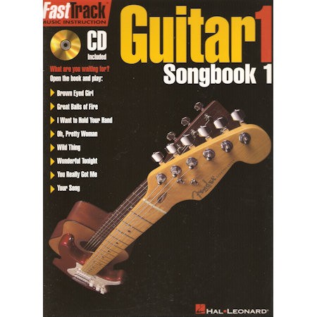 BLADMUZIEK SONGBOEK + CD - FASTTRACK GITAAR 1 SONGBOOK 1