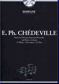 CHEDEVILLE - SUITE G SOPRAANBOKFLUIT /B.C. + CD