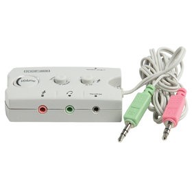 KONIG CMP-SWITCH17 - HEADSET / SPEAKER SWITCH