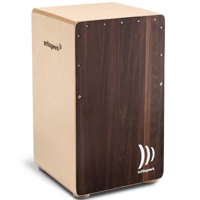 SCHLAGWERK CP408 DARK OAK - CAJON 2IN-ONE SNARE 30X30X50CM