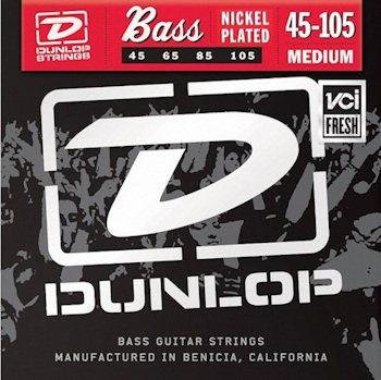 DUNLOP DBN45105 - SNAREN BASS MEDIUM 45-105