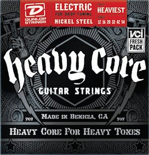 DUNLOP DHCN1254 DROP TUNING - SNAREN 012-054 NICKEL HEAVY CORE